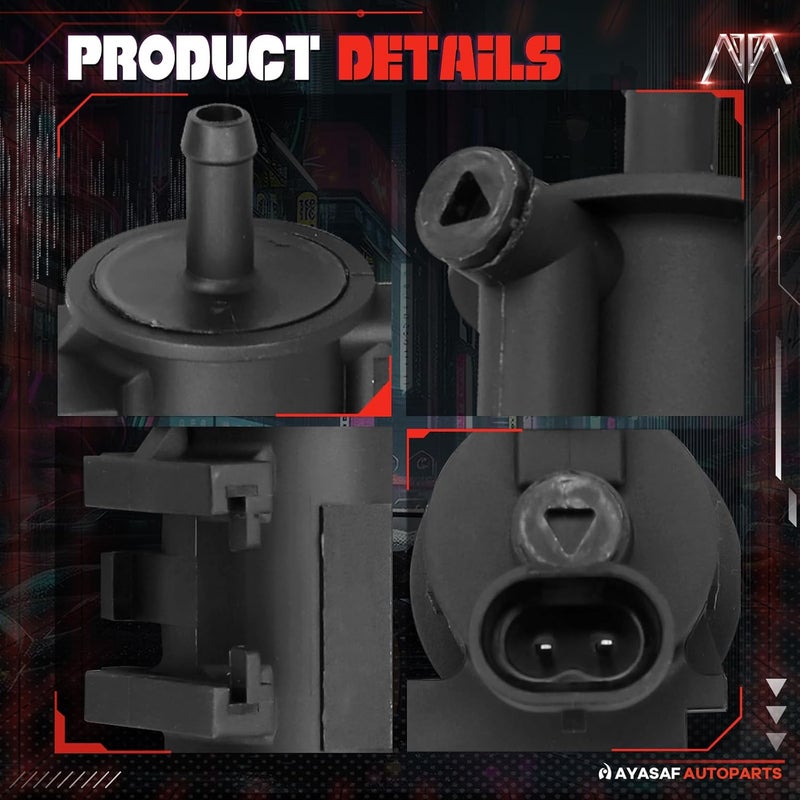 MAYASAF 911-676 Vapor Canister Purge Solenoid Valve fits for Hyundai Genesis Coupe 2010-14/Santa Fe 2010-15/Sonata 2006-14/Tucson 2010-15, for Kia Forte 2010-13/Optima 2007-15/Rondo/Sorento/Sportage - Image 2
